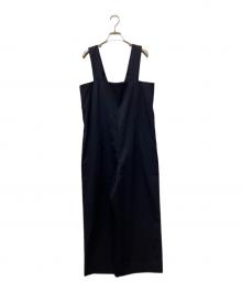 COMME des GARCONS COMME des GARCONS（コムデギャルソン コムデギャルソン）の古着「22SS ウール 吊りサロペットパンツ」｜ネイビー