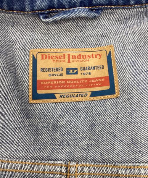 DIESEL（ディーゼル）DIESEL (ディーゼル) ヴィンテージ加工デニムカバーオール インディゴ サイズ:Mの古着・服飾アイテム