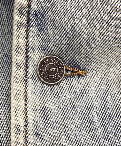DIESEL（ディーゼル）DIESEL (ディーゼル) ヴィンテージ加工デニムカバーオール インディゴ サイズ:Mの古着・服飾アイテム