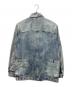 DIESEL (ディーゼル) ヴィンテージ加工デニムカバーオール インディゴ サイズ:M：11000円