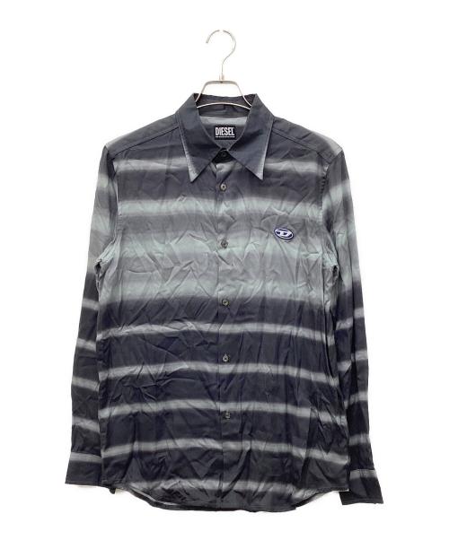 DIESEL（ディーゼル）DIESEL (ディーゼル) 長袖シャツ グレー サイズ:Mの古着・服飾アイテム