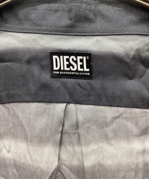 DIESEL（ディーゼル）DIESEL (ディーゼル) 長袖シャツ グレー サイズ:Mの古着・服飾アイテム