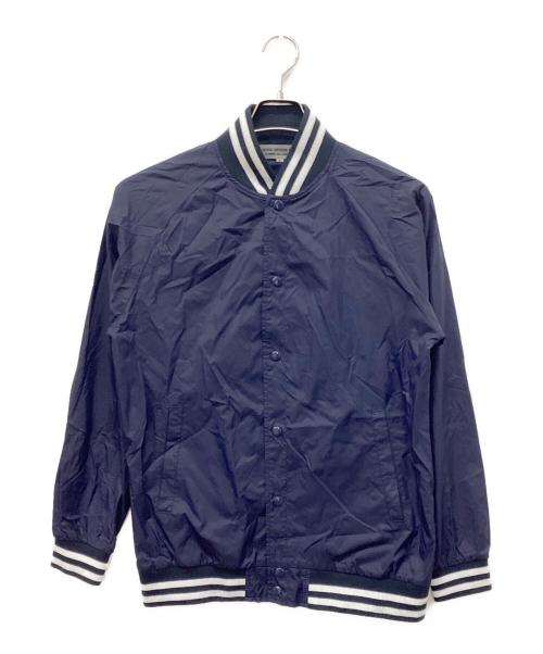 GOOD DESIGN SHOP COMME des GARCONS（グッドデザインショップ コムデギャルソン）GOOD DESIGN SHOP COMME des GARCONS (グッドデザインショップ コムデギャルソン) バックロゴスタジアムジャケット ネイビー サイズ:Lの古着・服飾アイテム