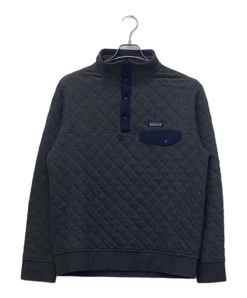 Patagonia（パタゴニア）Patagonia (パタゴニア) オーガニックコットン・キルト・スナップT グレー サイズ:Mの古着・服飾アイテム