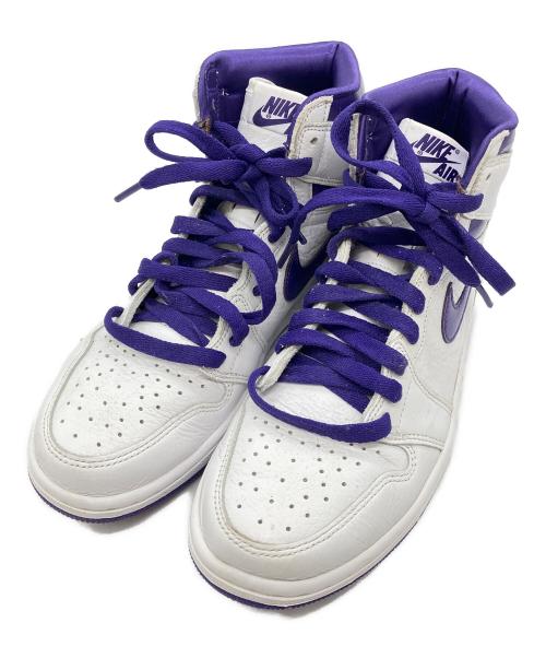 NIKE（ナイキ）NIKE (ナイキ) WMNS AIR JORDAN 1 HIGH OG ホワイト サイズ:245の古着・服飾アイテム
