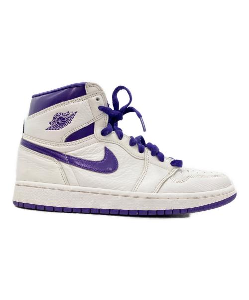 NIKE（ナイキ）NIKE (ナイキ) WMNS AIR JORDAN 1 HIGH OG ホワイト サイズ:245の古着・服飾アイテム