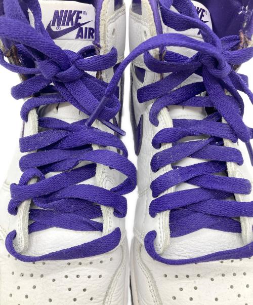NIKE（ナイキ）NIKE (ナイキ) WMNS AIR JORDAN 1 HIGH OG ホワイト サイズ:245の古着・服飾アイテム