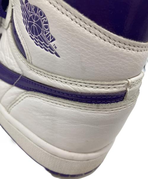 NIKE（ナイキ）NIKE (ナイキ) WMNS AIR JORDAN 1 HIGH OG ホワイト サイズ:245の古着・服飾アイテム