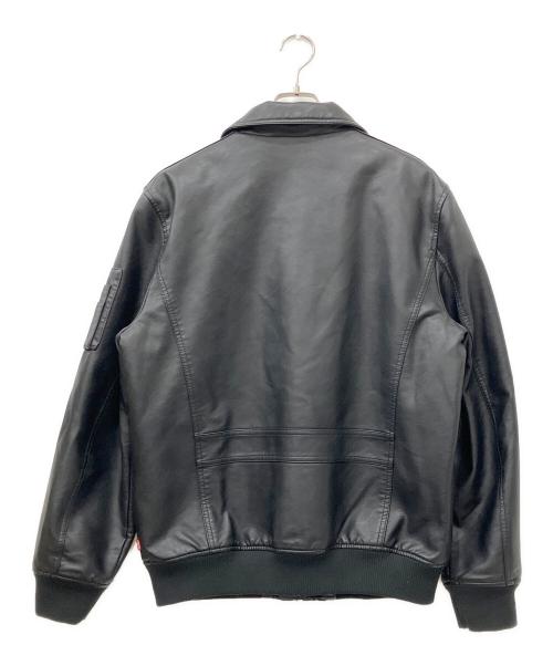 LEVI'S（リーバイス）LEVI'S (リーバイス) エコレザージャケット ブラック サイズ:Mの古着・服飾アイテム