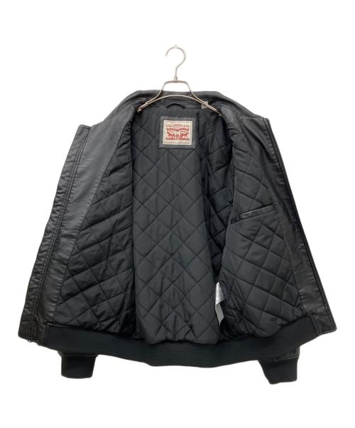 LEVI'S（リーバイス）LEVI'S (リーバイス) エコレザージャケット ブラック サイズ:Mの古着・服飾アイテム