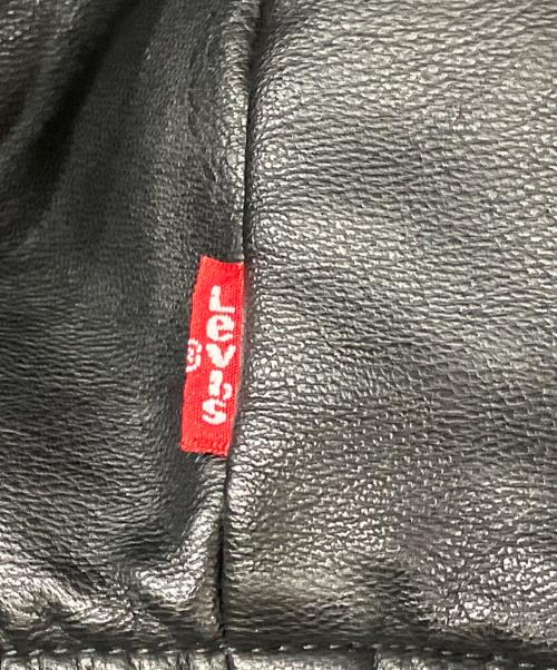 LEVI'S（リーバイス）LEVI'S (リーバイス) エコレザージャケット ブラック サイズ:Mの古着・服飾アイテム