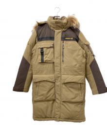MERRELL（メレル）の古着「ファーフーデットヘビーダウンコート」｜ブラウン