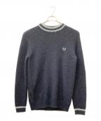 FRED PERRYフレッドペリー）の古着「アルパカブレンドニット」｜ネイビー