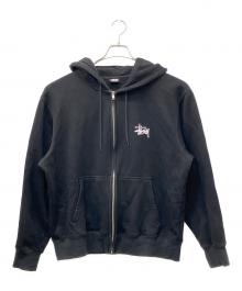 stussy（ステューシー）の古着「ジップパーカー」｜ブラック