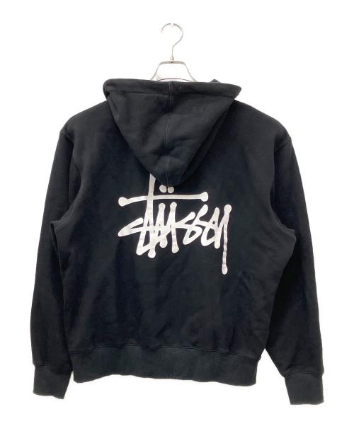 stussy（ステューシー）stussy (ステューシー) ジップパーカー ブラック サイズ:Lの古着・服飾アイテム