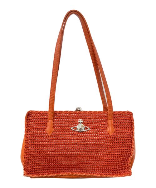 Vivienne Westwood（ヴィヴィアンウエストウッド）Vivienne Westwood (ヴィヴィアンウエストウッド) メッシュニットオーブハンドバッグの古着・服飾アイテム