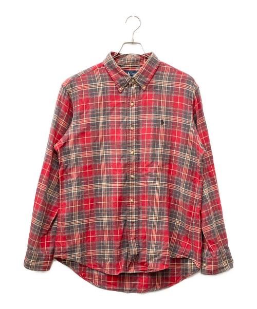 POLO RALPH LAUREN（ポロ・ラルフローレン）POLO RALPH LAUREN (ポロ・ラルフローレン) ネルシャツ レッド サイズ:XLの古着・服飾アイテム