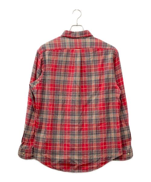 POLO RALPH LAUREN（ポロ・ラルフローレン）POLO RALPH LAUREN (ポロ・ラルフローレン) ネルシャツ レッド サイズ:XLの古着・服飾アイテム