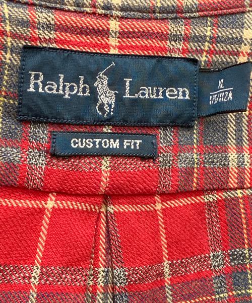 POLO RALPH LAUREN（ポロ・ラルフローレン）POLO RALPH LAUREN (ポロ・ラルフローレン) ネルシャツ レッド サイズ:XLの古着・服飾アイテム