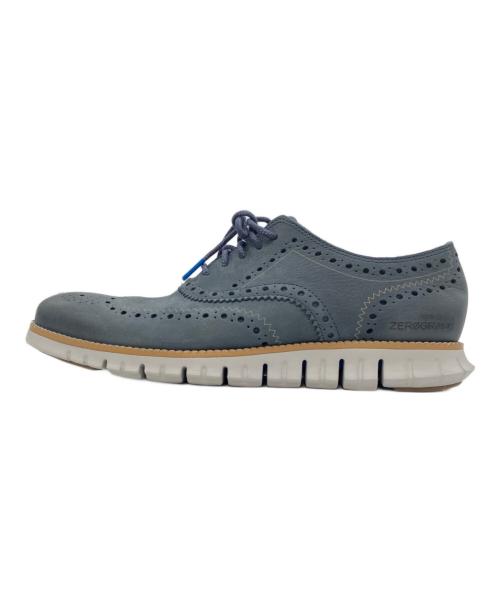 COLE HAAN（コールハーン）COLE HAAN (コールハーン) ZEROGRAND ウィングチップシューズ ネイビー サイズ:7 1/2の古着・服飾アイテム