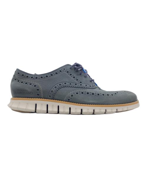 COLE HAAN（コールハーン）COLE HAAN (コールハーン) ZEROGRAND ウィングチップシューズ ネイビー サイズ:7 1/2の古着・服飾アイテム