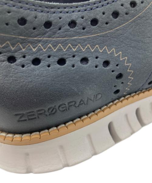COLE HAAN（コールハーン）COLE HAAN (コールハーン) ZEROGRAND ウィングチップシューズ ネイビー サイズ:7 1/2の古着・服飾アイテム