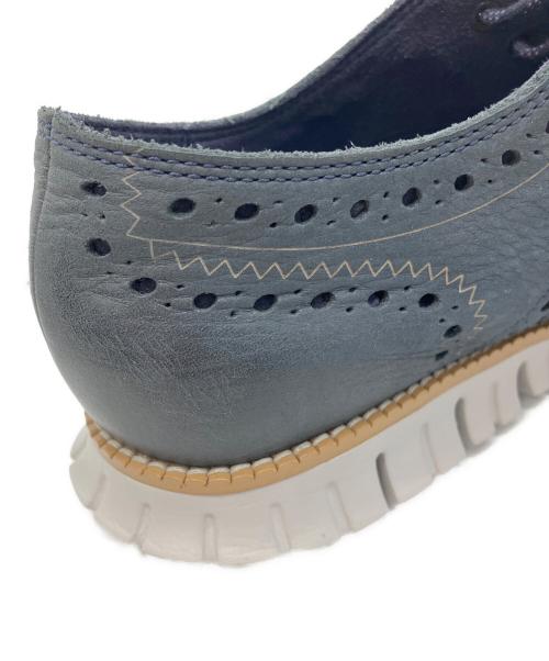 COLE HAAN（コールハーン）COLE HAAN (コールハーン) ZEROGRAND ウィングチップシューズ ネイビー サイズ:7 1/2の古着・服飾アイテム
