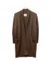 SIDE SLOPE（サイドスロープ）の古着「MONGOLIAN YAK KNIT LONG CARDIGAN」｜ブラウン