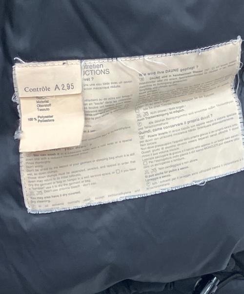 MONCLER（モンクレール）MONCLER (モンクレール) ダウンジャケット ブラック サイズ:１の古着・服飾アイテム