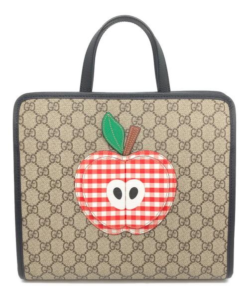 GUCCI（グッチ）GUCCI (グッチ) チルドレンズ ハンドバッグ ブラウンの古着・服飾アイテム