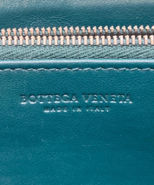 BOTTEGA VENETA（ボッテガベネタ）BOTTEGA VENETA (ボッテガベネタ) マキシイントレチャートロングウォレット スカイブルーの古着・服飾アイテム