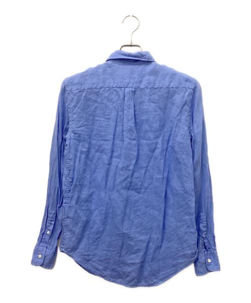 POLO RALPH LAUREN（ポロ・ラルフローレン）POLO RALPH LAUREN (ポロ・ラルフローレン) リネンシャツ ブルー サイズ:Sの古着・服飾アイテム