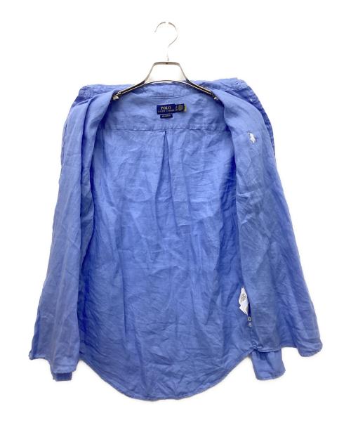 POLO RALPH LAUREN（ポロ・ラルフローレン）POLO RALPH LAUREN (ポロ・ラルフローレン) リネンシャツ ブルー サイズ:Sの古着・服飾アイテム