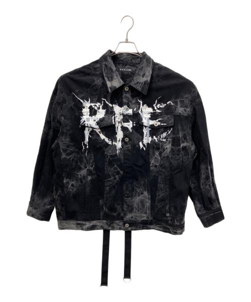 REFLEM（レフレム）REFLEM (レフレム) デニムジャケット ブラック サイズ:Freeの古着・服飾アイテム