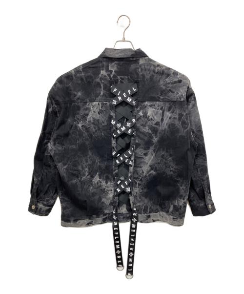 REFLEM（レフレム）REFLEM (レフレム) デニムジャケット ブラック サイズ:Freeの古着・服飾アイテム