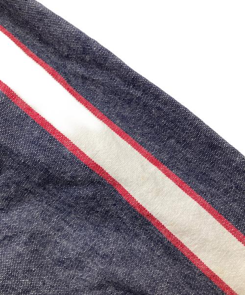 SUPREME（シュプリーム）SUPREME (シュプリーム) 09ss striped hoodie jacket インディゴ サイズ:Mの古着・服飾アイテム