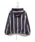 SUPREME (シュプリーム) 09ss striped hoodie jacket インディゴ サイズ:M：8000円