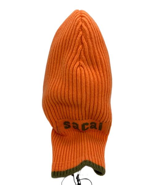 sacai（サカイ）sacai (サカイ) Balaclava Gloves Set オレンジ 未使用品の古着・服飾アイテム