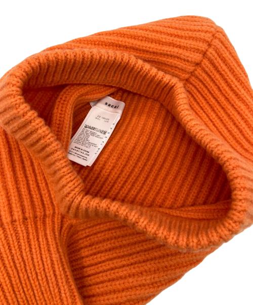 sacai（サカイ）sacai (サカイ) Balaclava Gloves Set オレンジ 未使用品の古着・服飾アイテム