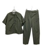 JOSEPHジョゼフ）の古着「セットアップチュニックブラウス」｜グリーン