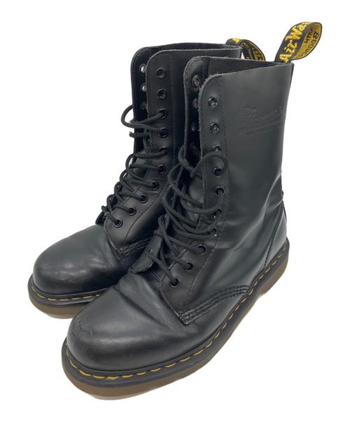 Dr.Martens（ドクターマーチン）Dr.Martens (ドクターマーチン) 10ホールブーツ ブラック サイズ:UK7の古着・服飾アイテム