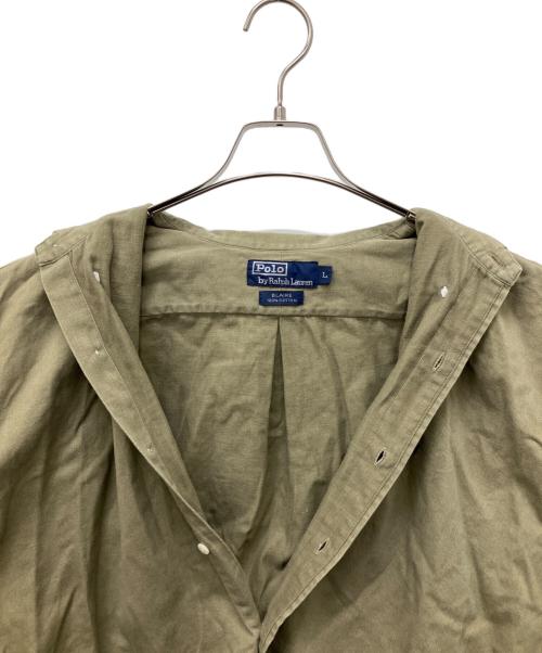 POLO RALPH LAUREN（ポロ・ラルフローレン）POLO RALPH LAUREN (ポロ・ラルフローレン) ボタンダウンシャツ カーキ サイズ:Lの古着・服飾アイテム