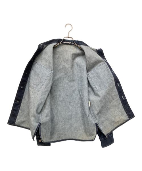 agnes b homme（アニエスベーオム）agnes b homme (アニエスベーオム) フランス製カバーオール インディゴ サイズ:38の古着・服飾アイテム