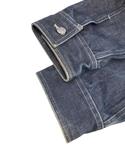 agnes b homme（アニエスベーオム）agnes b homme (アニエスベーオム) フランス製カバーオール インディゴ サイズ:38の古着・服飾アイテム