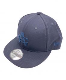 New Era×AVIREX（ニューエラ×アヴィレックス）の古着「キャップ」｜ネイビー