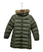 THE NORTH FACEザ ノース フェイス）の古着「ヌプシダウンロングコート」｜グリーン
