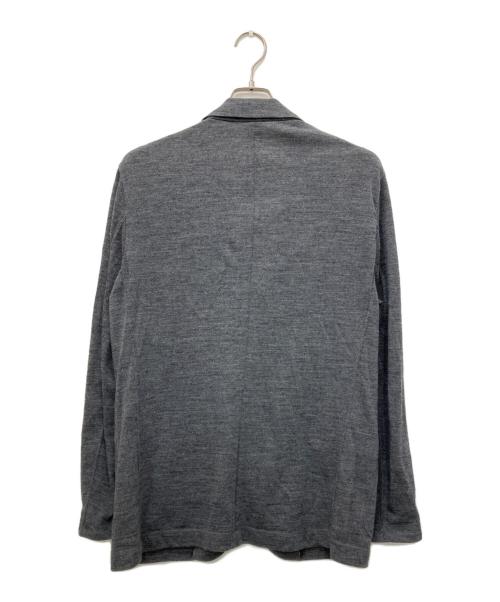 BURBERRY LONDON（バーバリーロンドン）BURBERRY LONDON (バーバリーロンドン) ニットテーラードジャケット グレー サイズ:Lの古着・服飾アイテム
