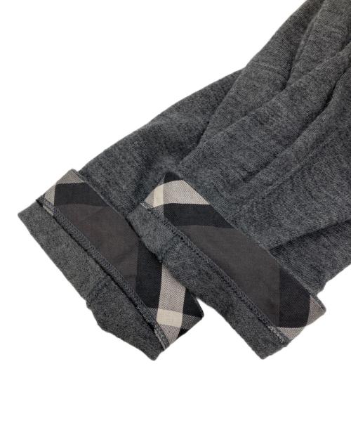 BURBERRY LONDON（バーバリーロンドン）BURBERRY LONDON (バーバリーロンドン) ニットテーラードジャケット グレー サイズ:Lの古着・服飾アイテム