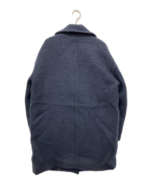 IENA（イエナ）IENA (イエナ) ウールモヘヤシャギーコート ネイビー サイズ:38の古着・服飾アイテム