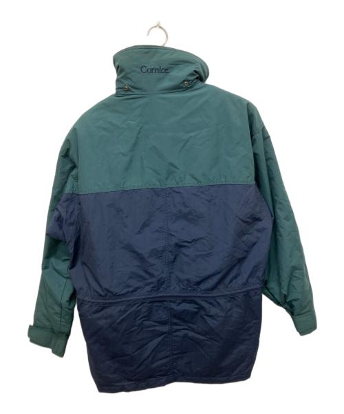 Columbia（コロンビア）Columbia (コロンビア) ライナー付きオーバーコート グリーン×ネイビー サイズ:Mの古着・服飾アイテム